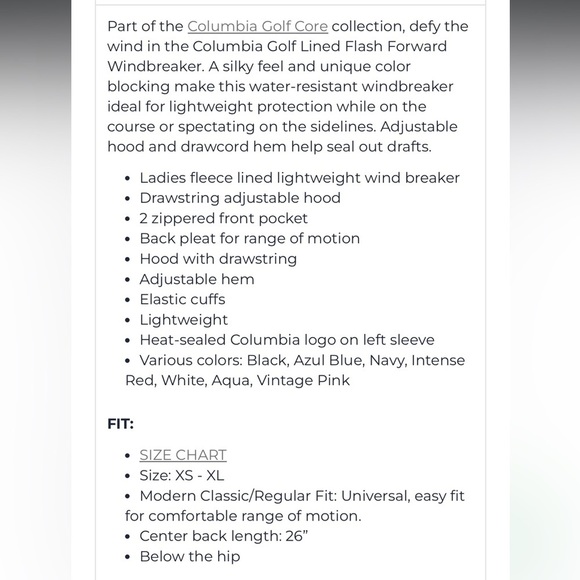 Columbia Jacket Women Gray Hooded Flash Forward Fleece Lined Windbreaker Golf S - Picture 12 of 12